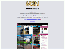 Tablet Screenshot of m2n.co.uk
